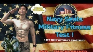 'I tried the Navy Seals Military Fitness Test for the first time without practice | EDWIN TEH'