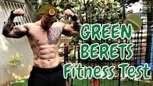 'GREEN BERETS FITNESS TEST'