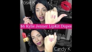 'Kylie Lip Kit Review | $6 Dupes!'