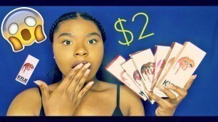 '$2 Kylie Lip Kits Review!! Demo Swatches + Where From?! (Aliexpress) Dupes'