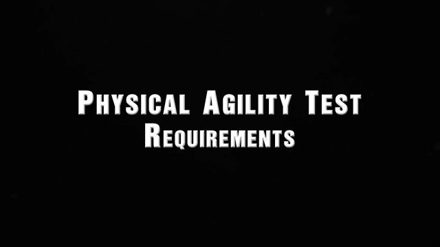 'Physical Agility Test Requirements | Houston Police Department'