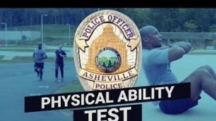 'Pre-Hire Physical Agility Test – Asheville Police Department'