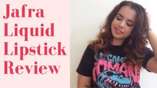 'Jafra Cosmetics Matte Liquid Lipstick Swatches And Review! | Kathleen Martinez'