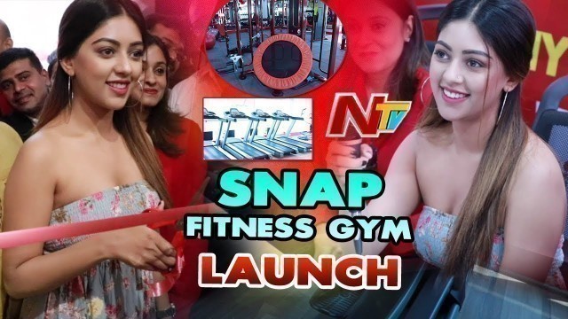 'Anu Emmanuel Launched Snap Fitness Gym at Madhapur || NTV'