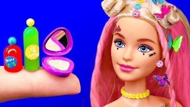 '21 DIY Barbie Hacks 〜 DIY Miniature Phones, Boots, Bags, Cosmetics and more for Dollhouse'