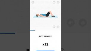 'FULL BODY WORKOUT DAY-8 EXERCISE NO:4 BUTT BRIDGE | HOME WORKOUT #homeworkout #shorts'