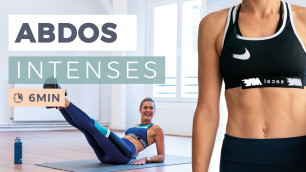 '6 MIN INTENSE ABS | ABDOS GRAND DROIT ET OBLIQUES (SANS MATÉRIEL)'