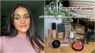 'full face of elf cosmetics // affordable & at the drugstore'