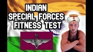 'Para commando / Indian Special Forces Fitness Test (Gold Grade