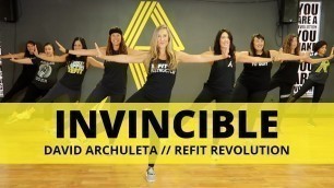 '\"Invincible\" || David Archuleta || Dance Fitness Choreography Video || REFIT® Revolution'