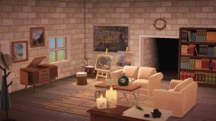 'Cottage Core Living Room | Interior Design | Animal Crossing New Horizons'