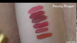 'Kylie Dupes Matte Lipstick Swatches|Affordable Store|Reviews'