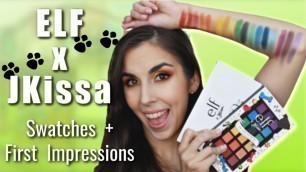 'JKISSA TO THE RESCUE TUTORIAL & SWATCHES | ELF Cosmetics x JKissa Collab + ANNOUNCEMENT'