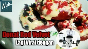 'Donat Red Velvet With Food Processor Vienta'