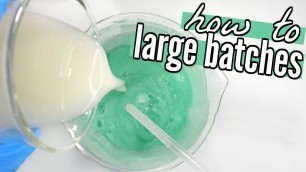 'How to Make Large Batches of Cosmetics - Homemade Aloe Face Wash'