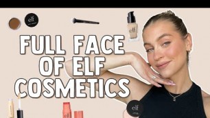 'FULL FACE OF ELF COSMETICS MAKEUP: which Elf products are ACTUALLY good'