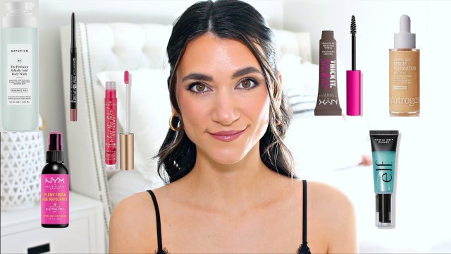 'Testing brand NEW drugstore makeup...e.l.f. Cosmetics, Neutrogena, NYX, Essence and more'