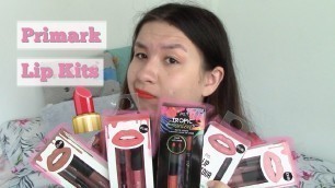 'Primark Lip Kits First Impressions | Kylie Jenner Dupes'