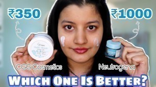 '*Affordable* Dupe For Neutrogena Hydro Boost Water Gel | CGG Cosmetics Water Gel Review & Comparison'
