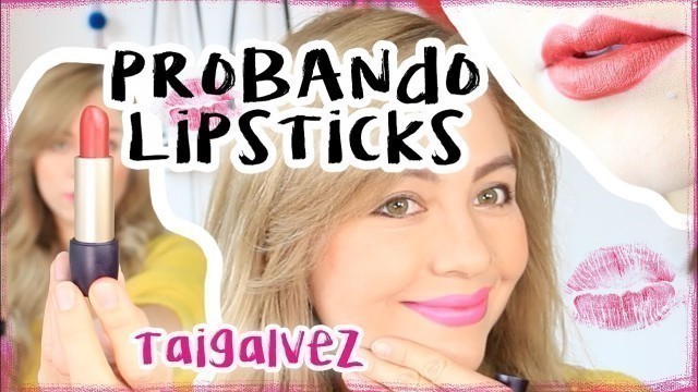 'Probando lipsticks JAFRA Yo en Beauty Vlogger  :D'