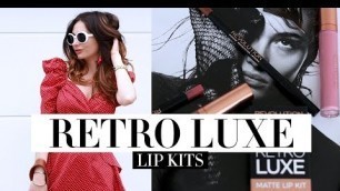'MAKEUP REVOLUTION RETRO LUXE MATTE KYLIE LIP KIT DUPES?! | Fashion Confession'