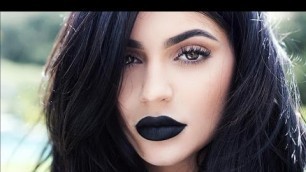 'Kylie Jenner Lip Kit ♥ How to Wear Black Lips + DUPES!! Makeup Tutorial'