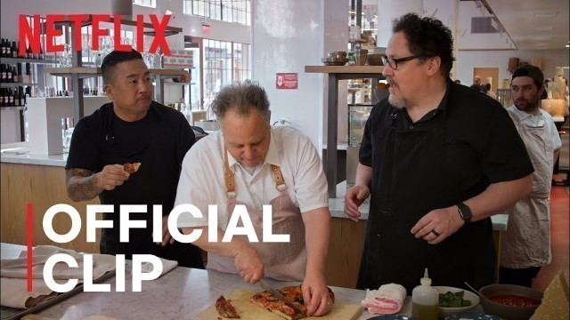 'Jon Favreau & Roy Choi make flatbread with Chefs Chris Bianco & Chad Robertson | The Chef Show'