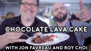 'Binging with Babish: Chocolate Lava Cakes from Chef feat. Jon Favreau and Roy Choi'