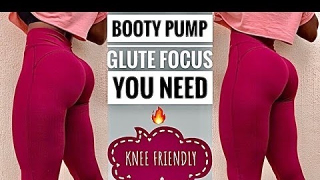 'Get A BIGGER BUTT NATURALLY(REAL RESULTS) Not THIGHS~Glute Focus Bubble butt-Knee Friendly-No Squats'