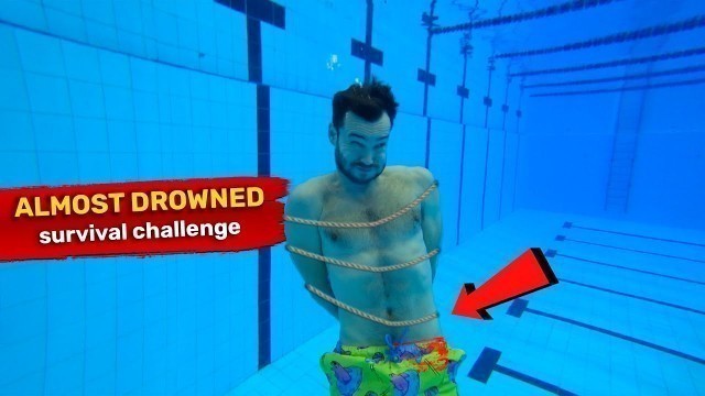 'Tried the US NAVY SEALS test WITHOUT practice | Under Water challenge in swimming pool'