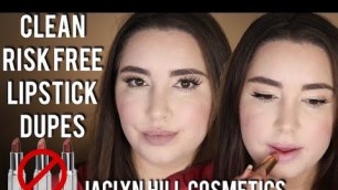'MOLD FREE JACLYN COSMETICS DUPES | JACLYN LIPSTICK DUPES!'