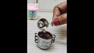 'Mini food real cooking♨️#FILTERCOFFEE recipe |Mini food cooking|#shorts #tinyfoods #miniaturecooking'