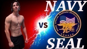 'Teen Bodybuilder V.S. US Navy SEAL Fitness Test without practice!'