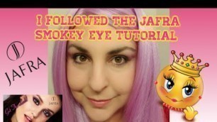 'I Followed the Jafra Cosmetics Smokey Eye Tutorial'