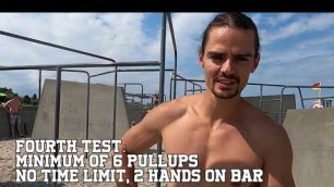 'Parkour athletes try the US Navy Seals Fitness Test without practice'