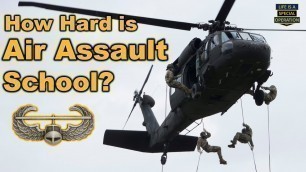 'Why is AIR ASSAULT School So Hard?'