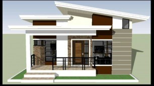 'HOUSE DESIGN: 3BEDROOM MODERN BUNGALOW WITH FLOOR PLAN'