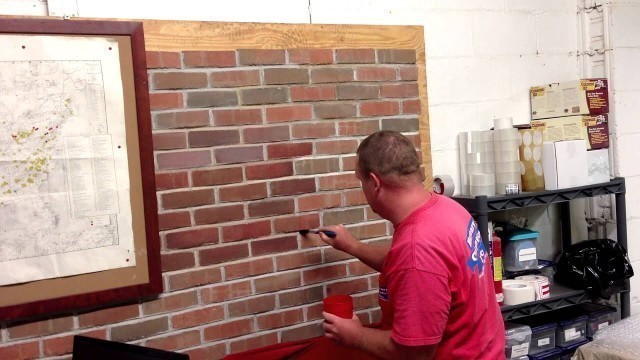 'Masonry Cosmetics - Applying a Masonry Stain to Mortar DIY'