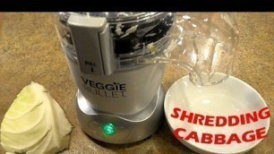 'Veggie Bullet | How Will It SHRED Cabbage'