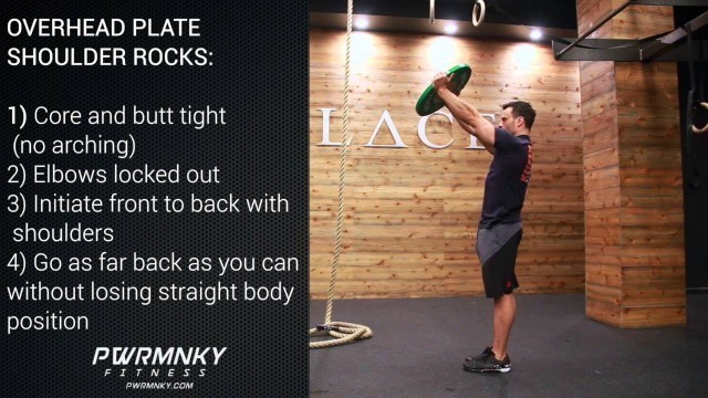 'MONKEY METHOD Overhead Plate Shoulder Rocks'