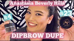'Cheap $4 DUPE for Anastasia Beverly Hills Dipbrow - E.L.F Cosmetics Lock On Liner and Brow Cream'