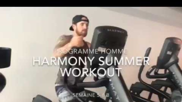 'Harmony Summer Workout Hommes - Semaine 5-8 B'