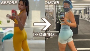 'MY FULL GLUTE WORKOUT | how I grew my butt in a year + healthy eating and habits'
