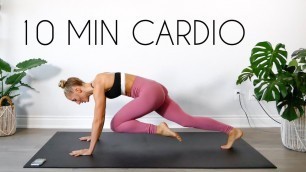 '10 MIN CARDIO WORKOUT AT HOME (Equipment Free)'
