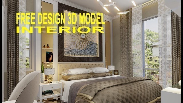 'LUMION 10 BEDROOM  DESIGN INSPIRATION IDEAS FREE 3D MODEL INTERIOR SKETCHUP'
