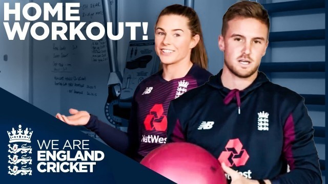 'How To Stay Fit At Home With England Cricketers! | Home Fitness Workouts! | Vitality Fit 4 Cricket'