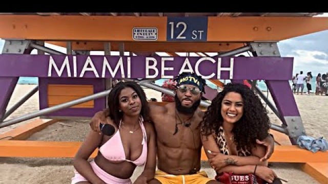 'WATCH ME MOTIVATE PART 1. |  MOTIVATING WOMEN ON THE BEACH | MIAMI EDITION'