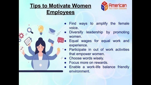 'Tips to motivate women employees'