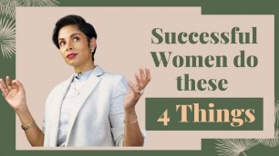 'How Can WOMEN BE MORE SUCCESSFUL and Achieve Their GOALS- 4 MOTIVATING STRATEGIES'