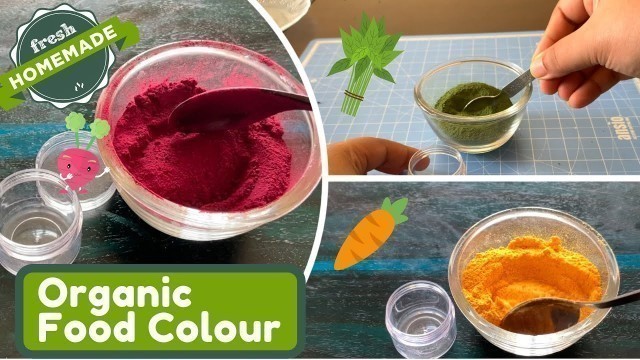 'How to make 100% All natural food colour at home || Organic food colour recipe || Meals ready'